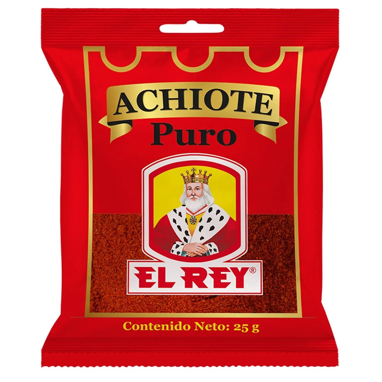 Achiote Puro El Rey - 25g - Natural Annatto Spice for Vibrant Flavor and Color - JETa Imports®