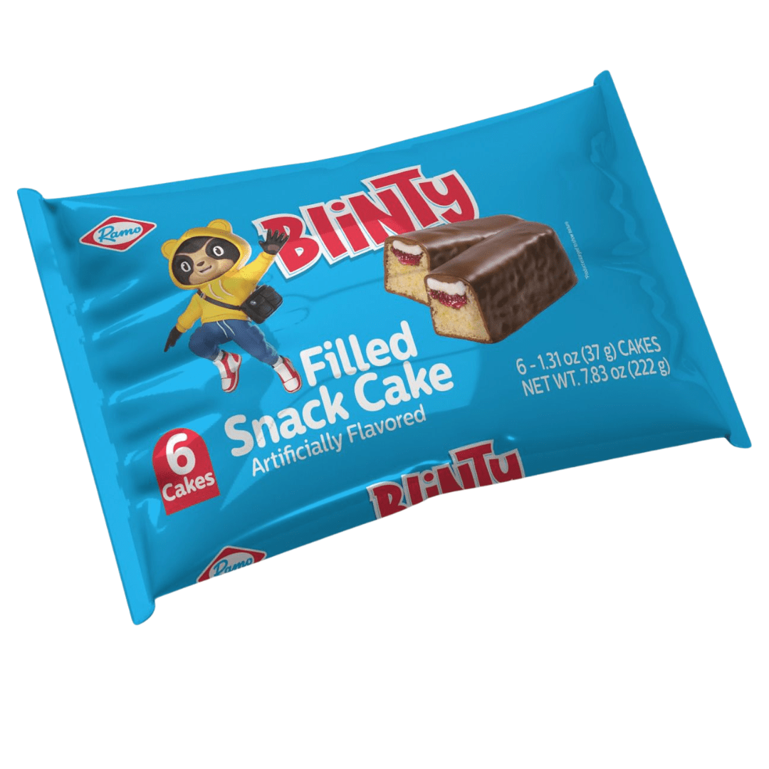 Chocoramo Blinty Cakes by Ramo – 6 Pack, 222g (7.83 oz) – Chocolate - Covered Cakes with Fruit Jam & Cream Filling – 37g Each - JETa Imports®