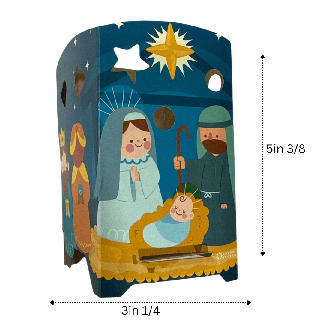 Faroles Navideños Colombianos con Bellos Mensajes - Colombian Christmas Lanterns - 10 Assorted Pack - JETa Imports®