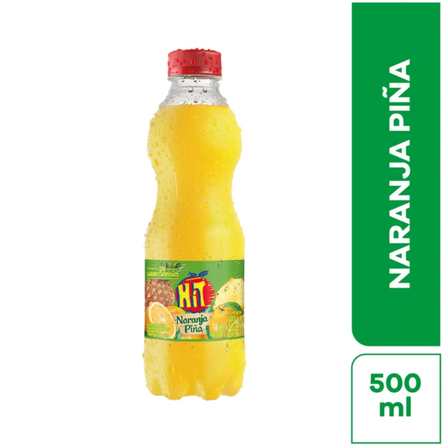 Hit Naranja Piña PET Bottle – 500ml (16.9 fl oz) – Orange and Pineapple Fruit Juice from Colombia - JETa Imports®