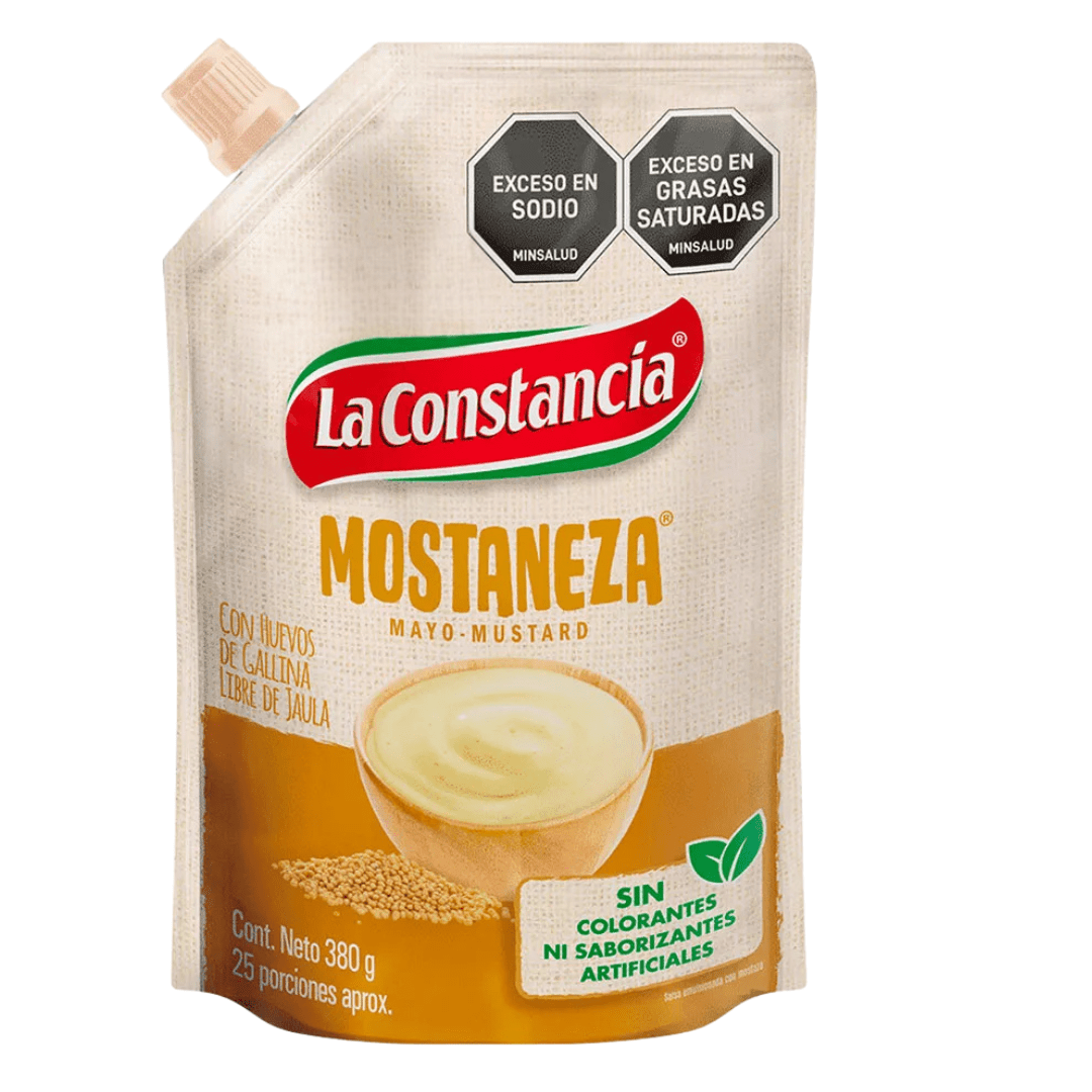 Salsa Mostaneza La Constancia x 13.40 oz - Mayo Mustard - Imported from Colombia - JETa Imports®