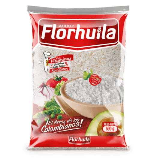 Arroz Florhuila - 500g - Premium Colombian Rice - JETa Imports®
