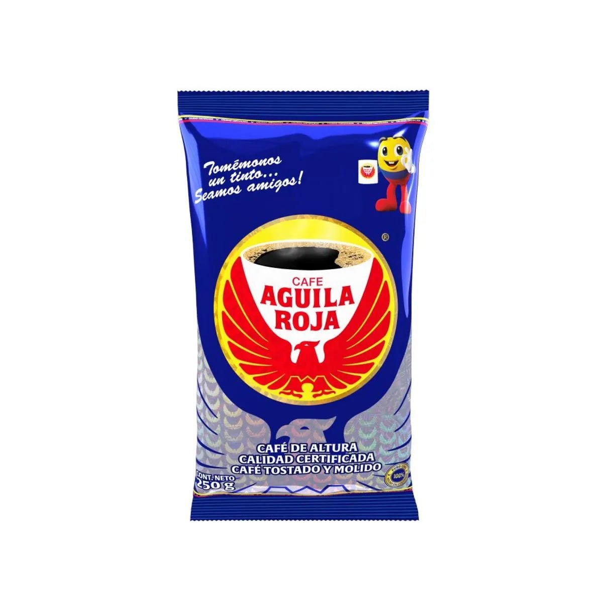 Café Águila Roja - 250g (8.82 oz) Bag – 100% Colombian Ground Coffee - JETa Imports®