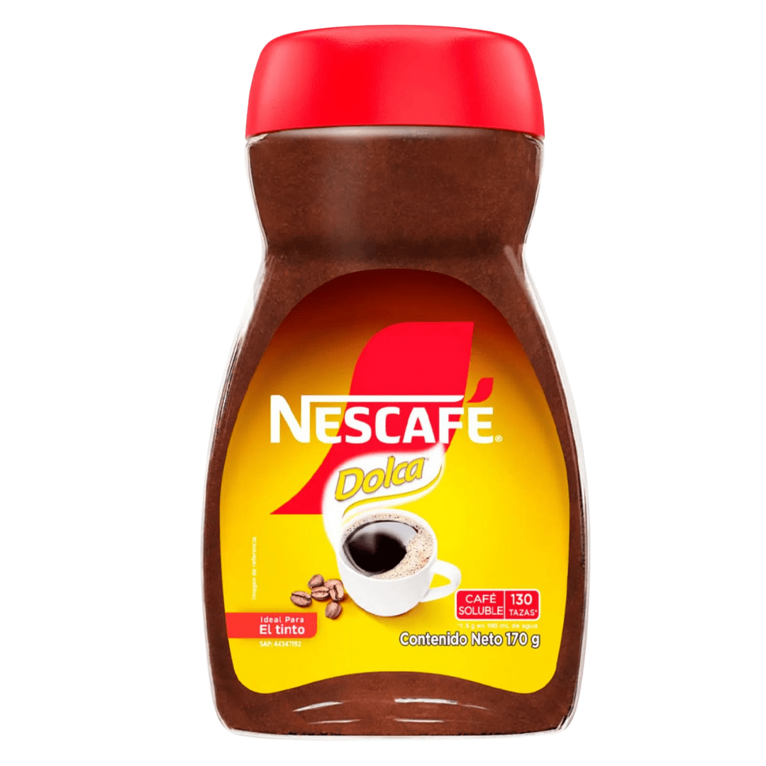 Café Nescafé Dolca Soluble - 170g - Instant Coffee - JETa Imports®
