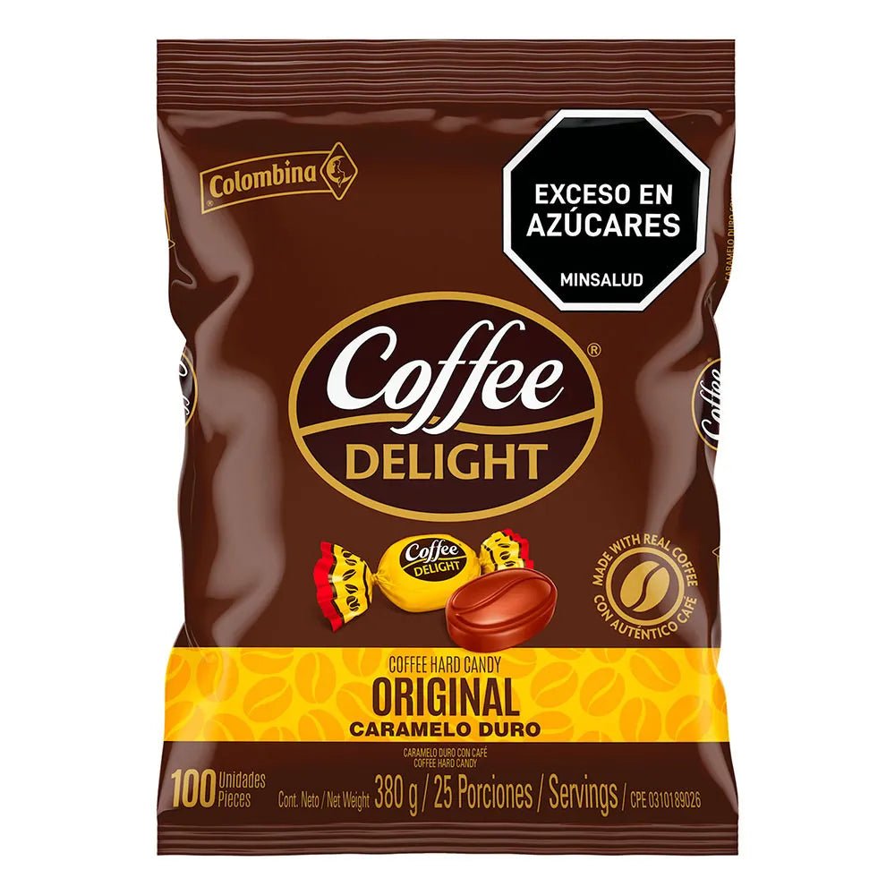 Colombina Coffee Delight – 100 Count Hard Candy Bag – 380g (13.4 oz) - JETa Imports®