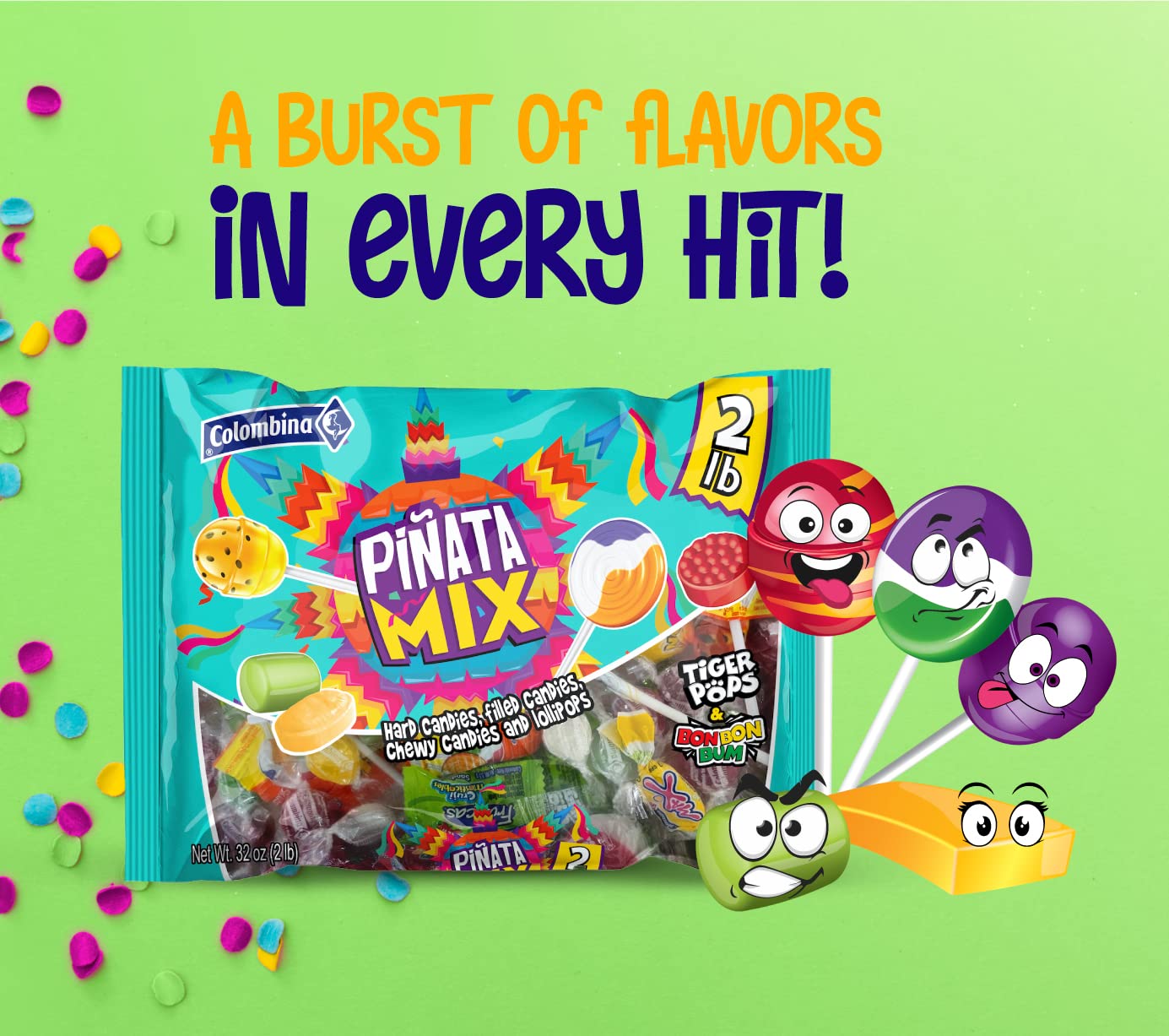 Colombina Piñata Mix Assorted Candy Variety Pack | 2 lbs (907g) - JETa Imports®
