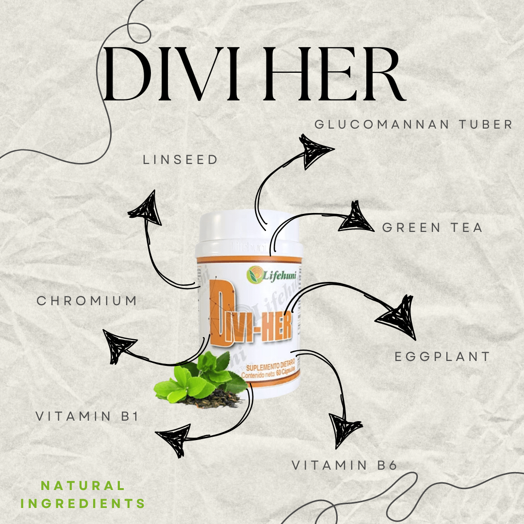 Divi - Her(b) 60 Capsules - Dietary Supplement - JETa Imports®