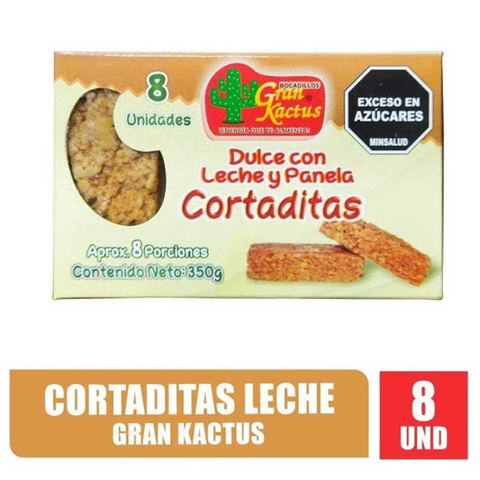 Dulce con Leche y Panela – Bocadillos Cortaditas – 350g (12.35 oz) – Traditional Colombian Milk & Panela Sweets - JETa Imports®