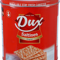Dux Saltine Crackers, Original - 28 oz Tin - Classic Crunchy Snack - JETa Imports®