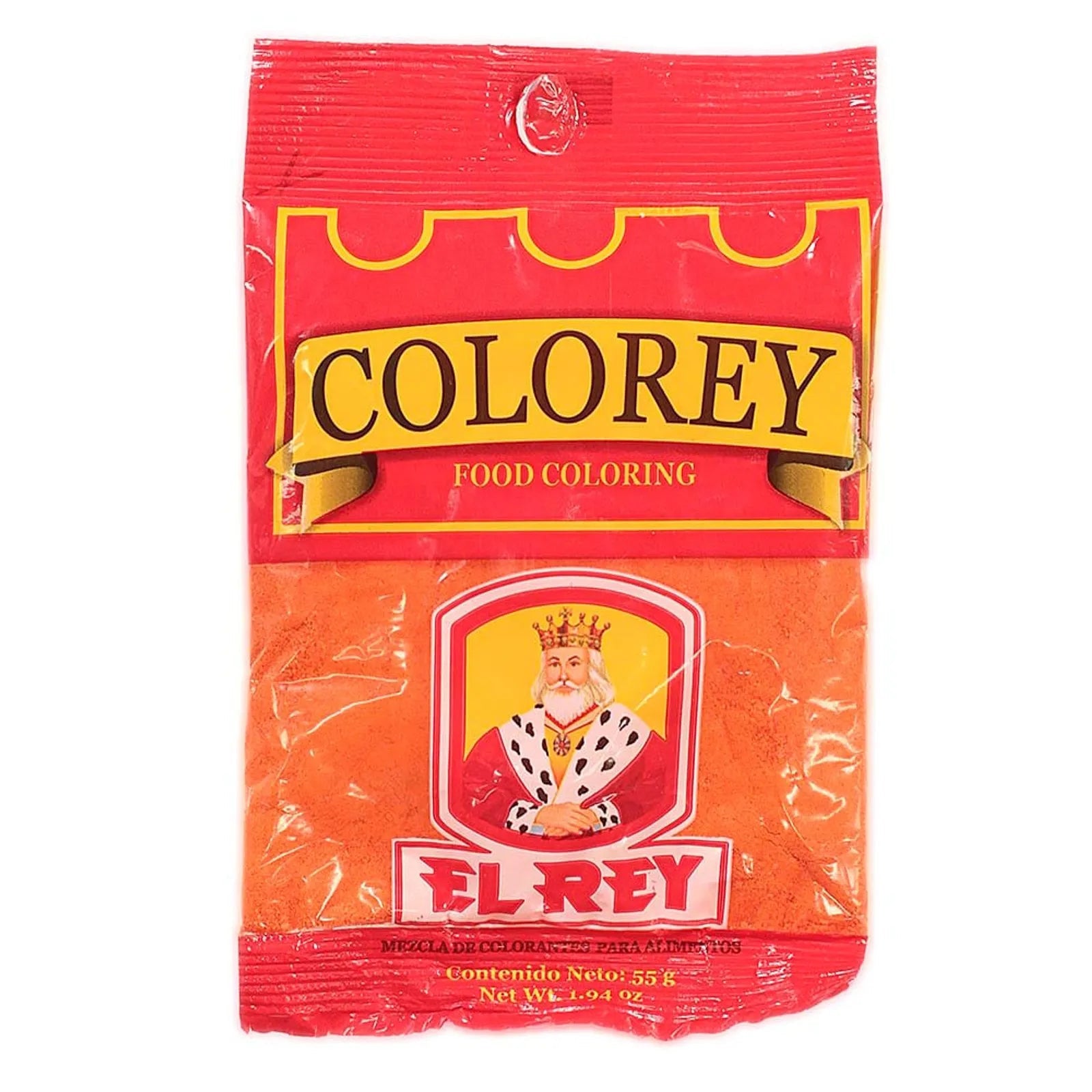 El Rey Food Coloring | 55g Bag – Traditional Colombian Culinary Color - JETa Imports®