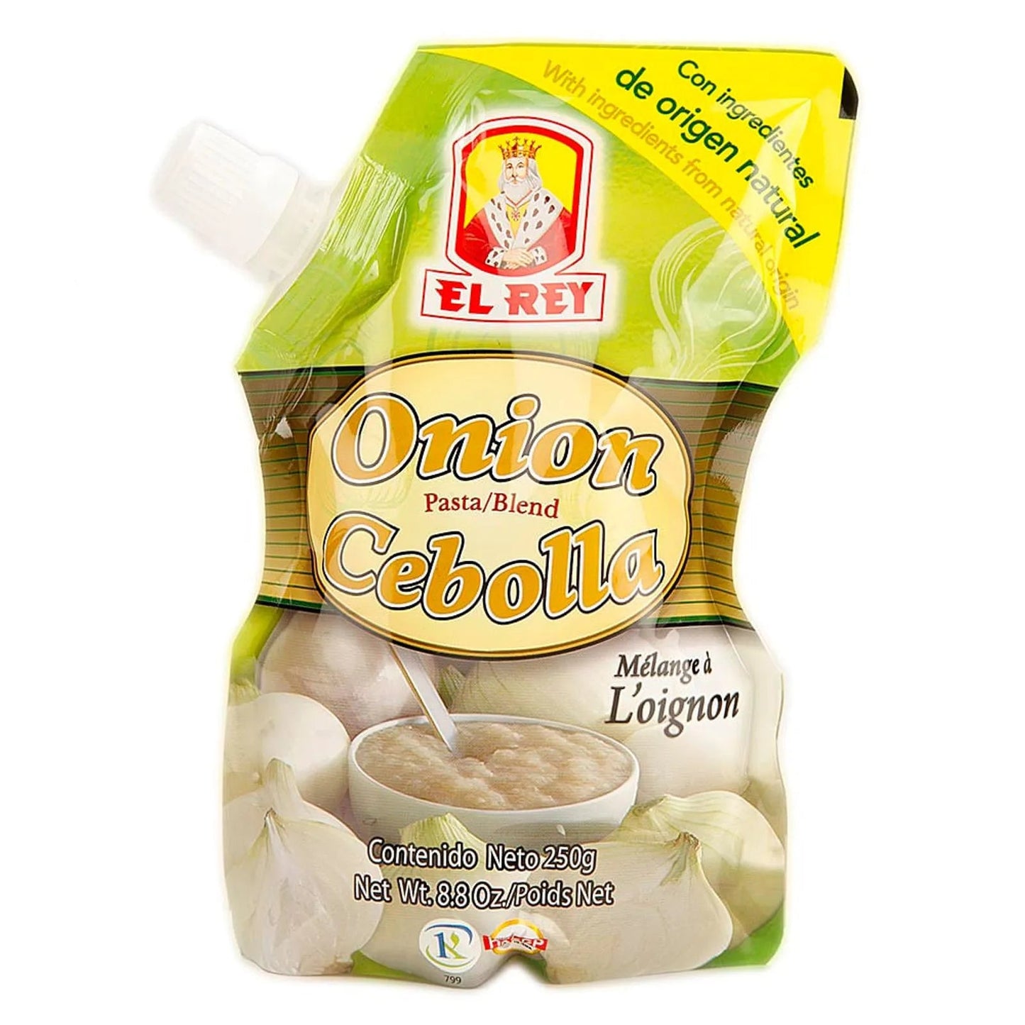 El Rey Onion Paste – 250g (8.8 oz) Jar – Savory Cooking Base – Imported from Colombia - JETa Imports®