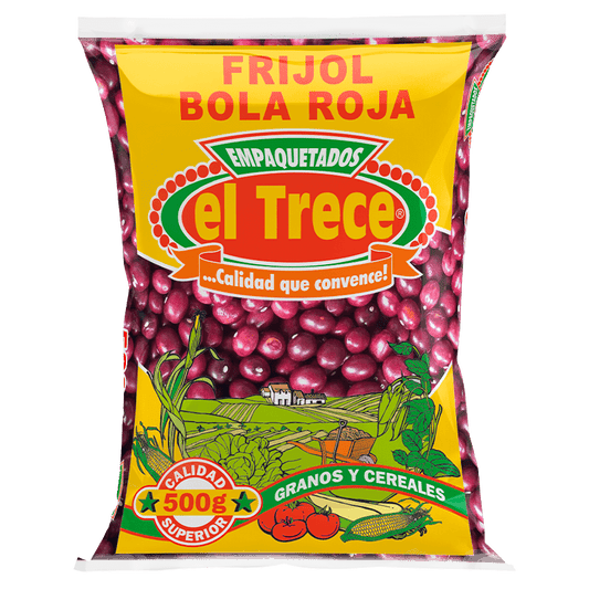 El Trece Frijol Bola Roja - 500g - Premium Red Beans - JETa Imports®