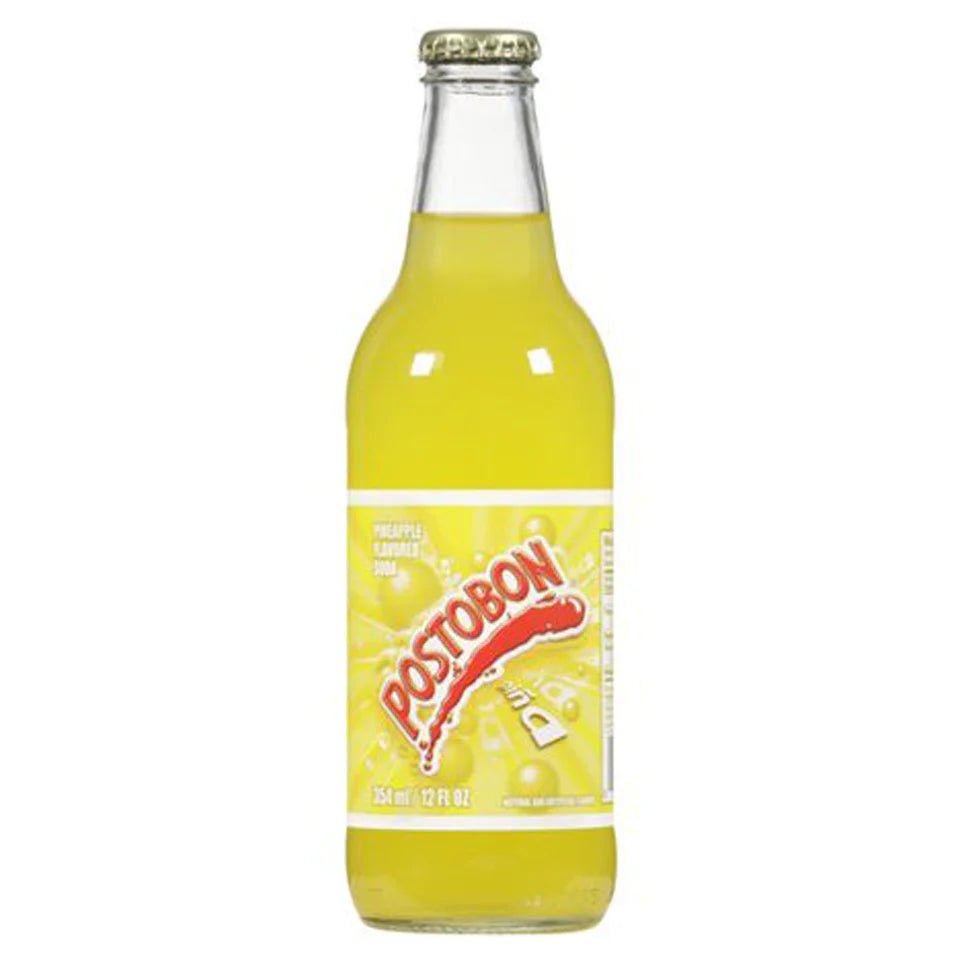 Gaseosa Postobón Piña – 12 fl oz Can – Colombian Pineapple - Flavored Soda - JETa Imports®