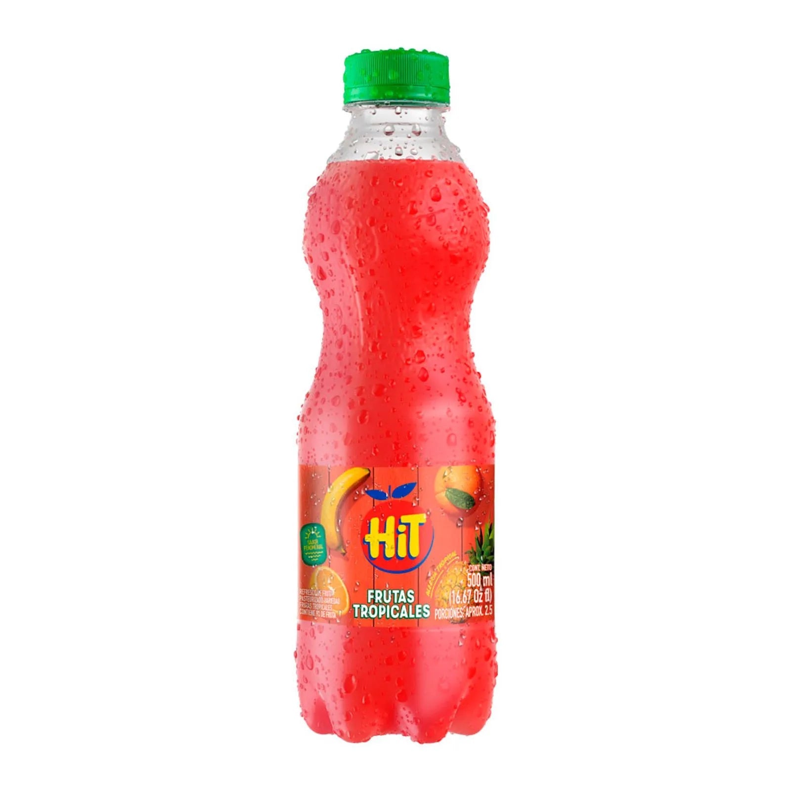 Hit Frutas Tropicales PET Bottle – 500ml (16.9 fl oz) – Colombian Tropical Fruit Juice Blend - JETa Imports®