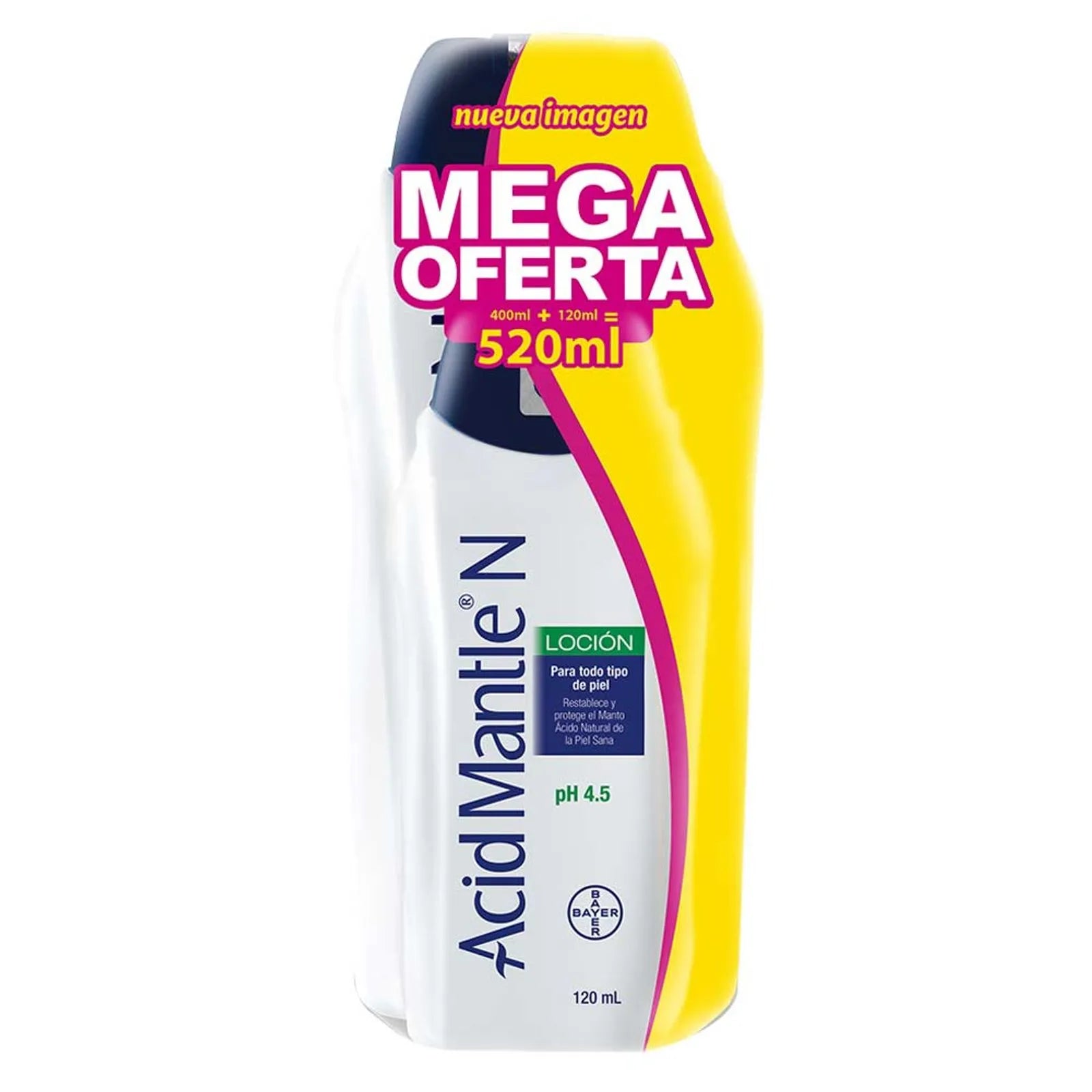 Loción Acid Mantle N – Pack with 400 ml + 120 ml (Total 17.6 fl oz) – Skin pH Balance & Hydration - JETa Imports®