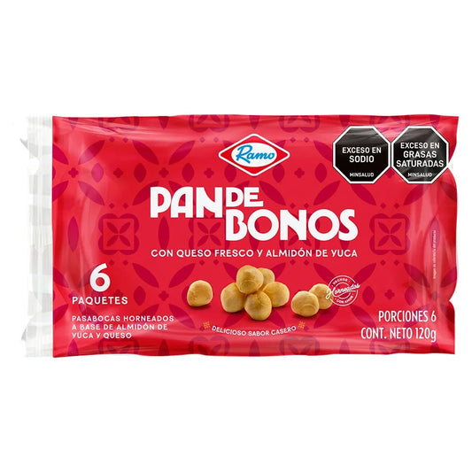 Pandebono Ramo – 6 Units – 120g (4.23 oz) – Traditional Colombian Cheese Bread – Imported from Colombia - JETa Imports®