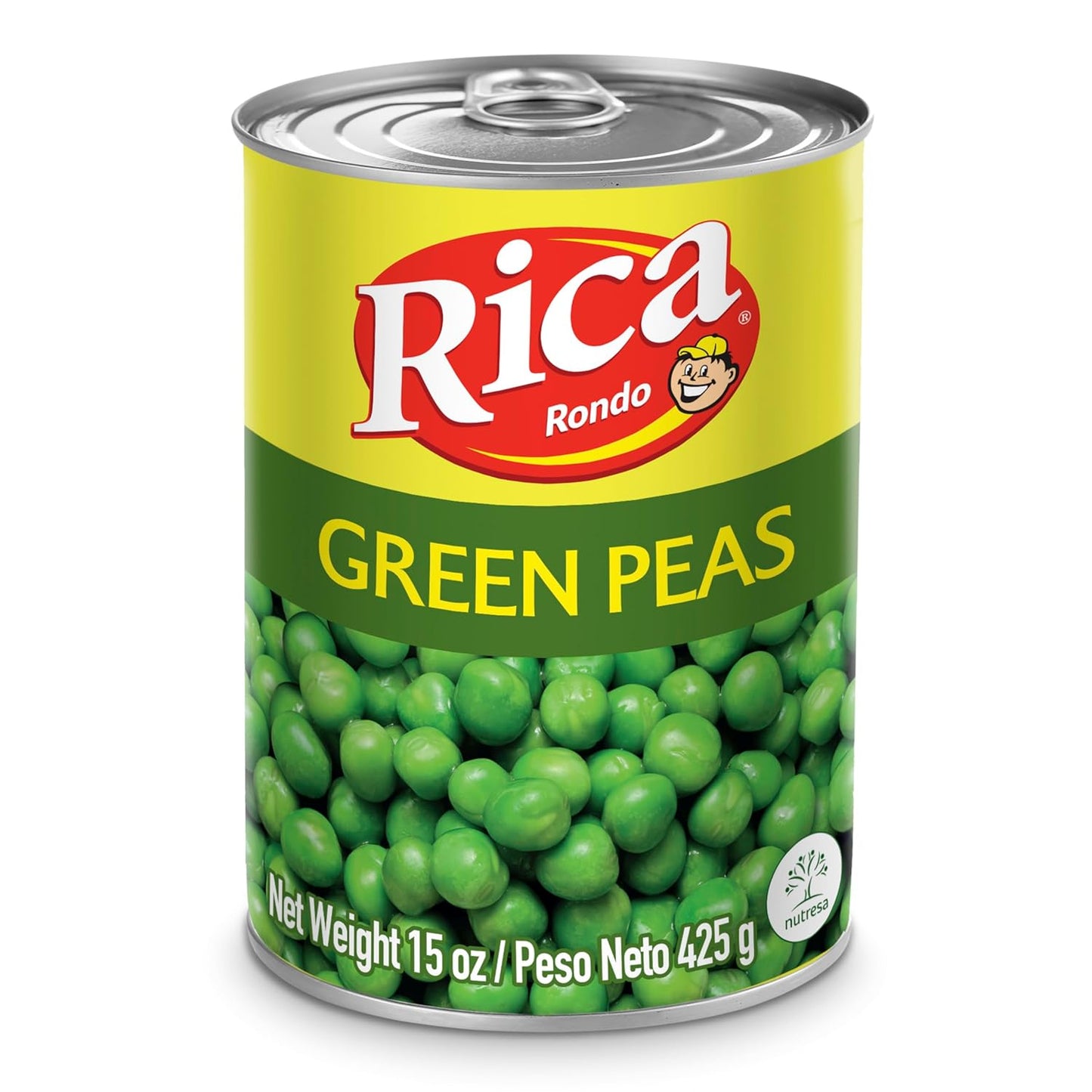 RICA Green Peas – 15 oz Can – Tender Canned Green Peas from Colombia - JETa Imports®