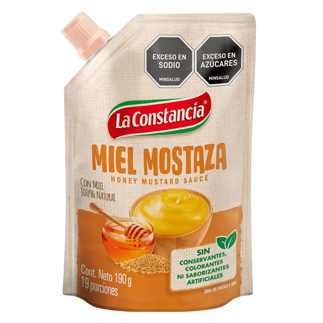 Salsa Miel Mostaza La Constancia x 6.70 oz - Honey Mustard - Imported from Colombia - JETa Imports®