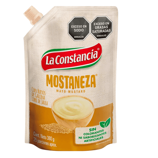Salsa Mostaneza La Constancia x 13.40 oz - Mayo Mustard - Imported from Colombia - JETa Imports®
