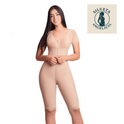 Silueta Angelical Ref 106 – Knee - Length Short - Sleeve Colombian Full - Body Shapewear – Powernet Post - Surgical Compression Garment – Imported from Colombia - JETa Imports®