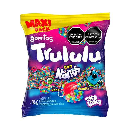 Trululu Gummies with Nanos – 100g (3.5 oz) – Fruity Colombian Gummy Candies - JETa Imports®