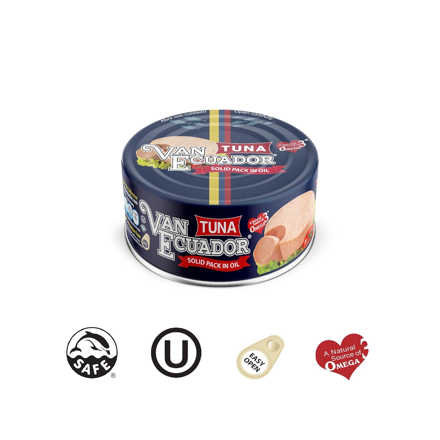 Van Ecuador Tuna in Oil - 5.3 oz - Premium Quality Tuna - JETa Imports®