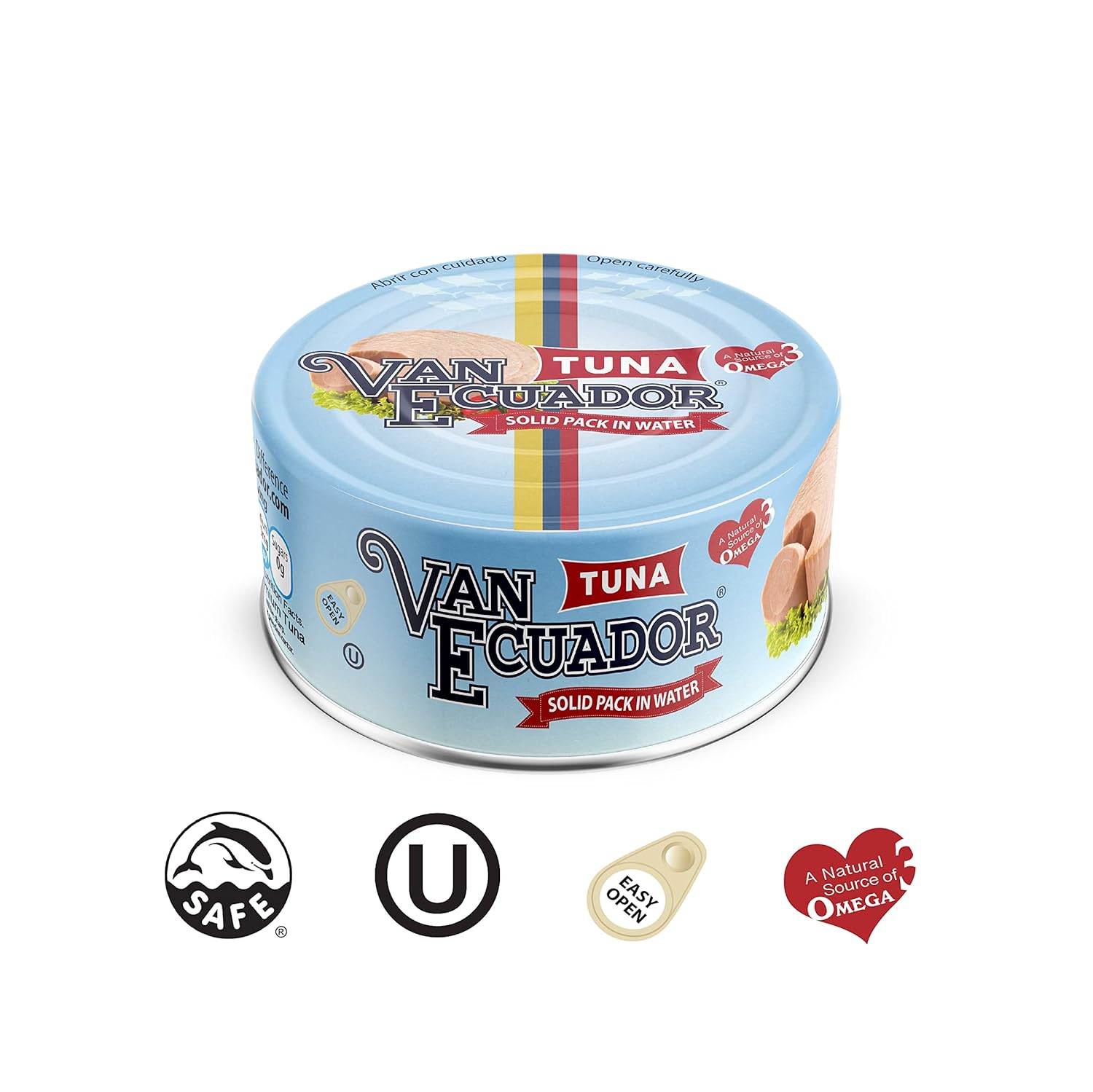 Van Ecuador Tuna in Water - 5.3 oz - Premium Quality Tuna - JETa Imports®